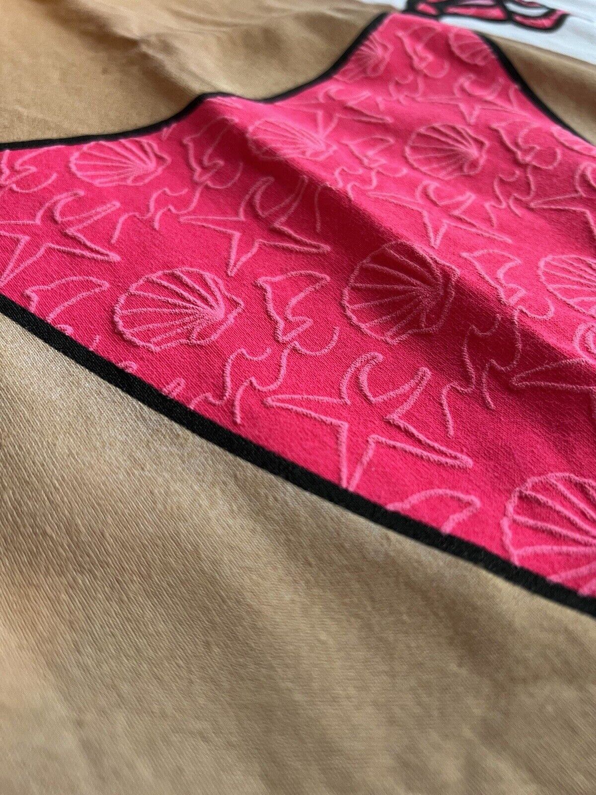 Vintage NEW 90s My Bikini Cover Up T-Shirt LA Imprints One Size Hot Pink Adult - thriftgoblin