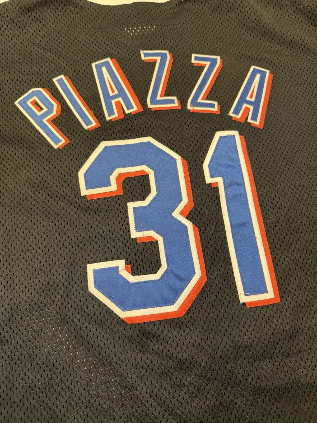 Vintage NEW YORK METS 31 PIAZZA MAJESTIC Authentic SHIRT JERSEY MLB BASEBALL - thriftgoblin