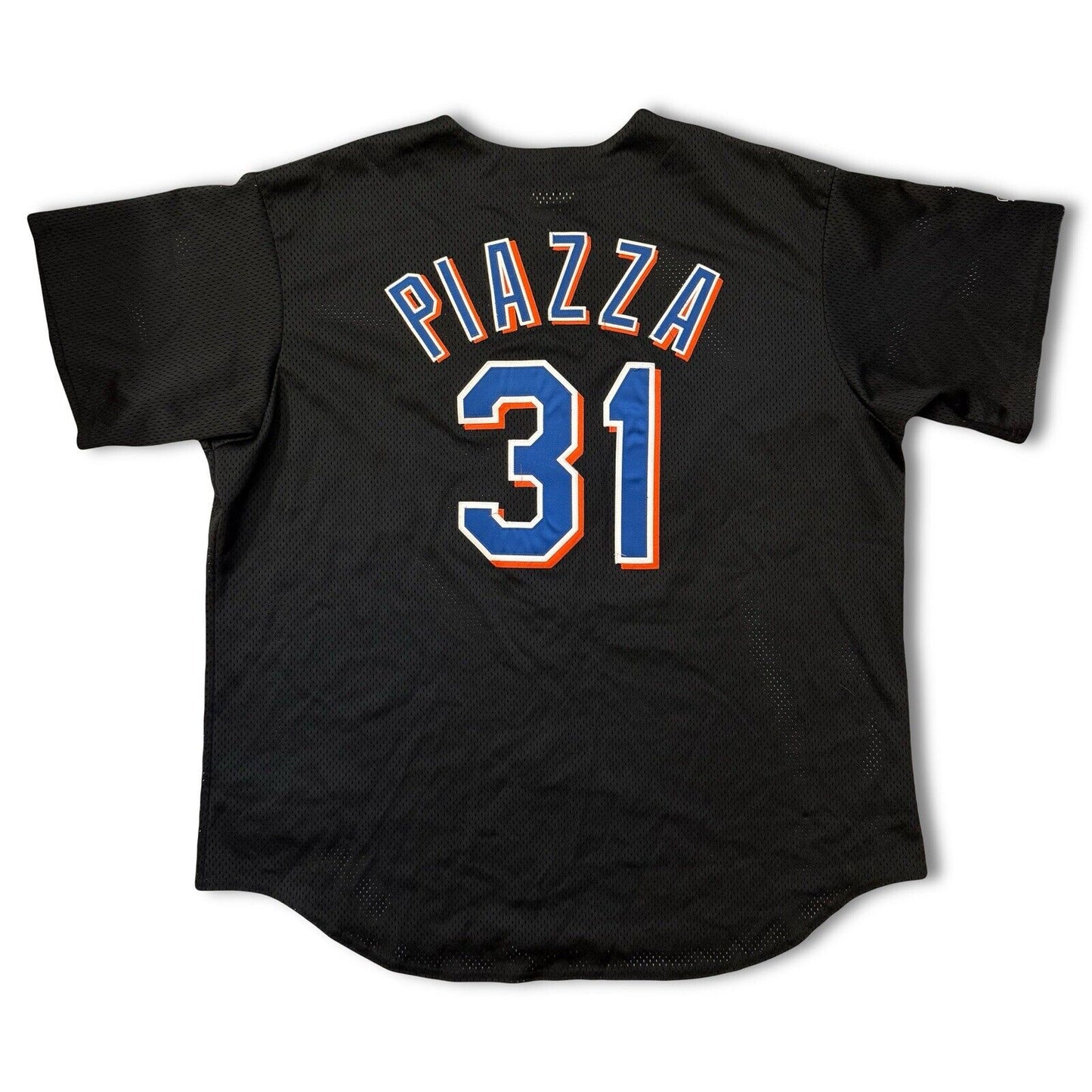 Vintage NEW YORK METS 31 PIAZZA MAJESTIC Authentic SHIRT JERSEY MLB BASEBALL - thriftgoblin