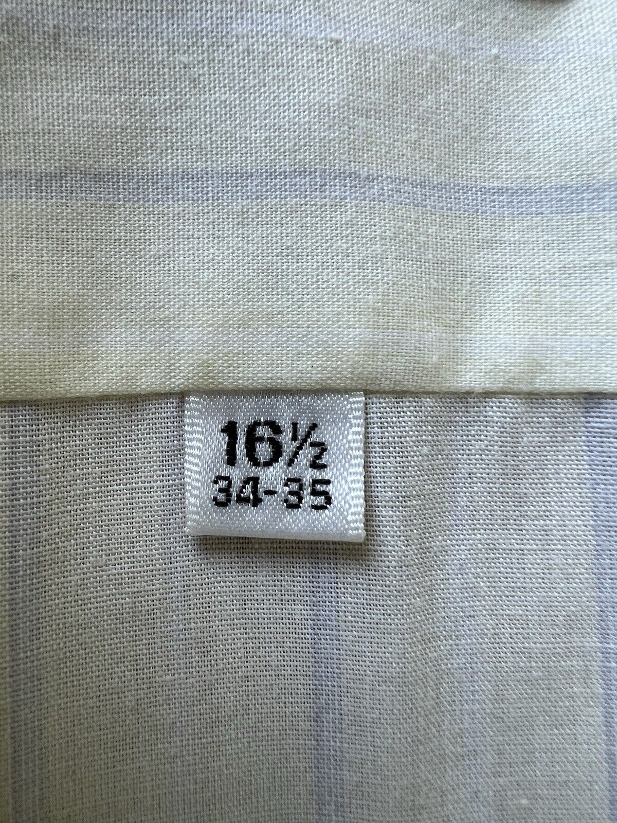 VINTAGE Yves Saint Laurent Shirt Mens 16.5 34 - 35 Solid Button Up Formal YSL - thriftgoblin