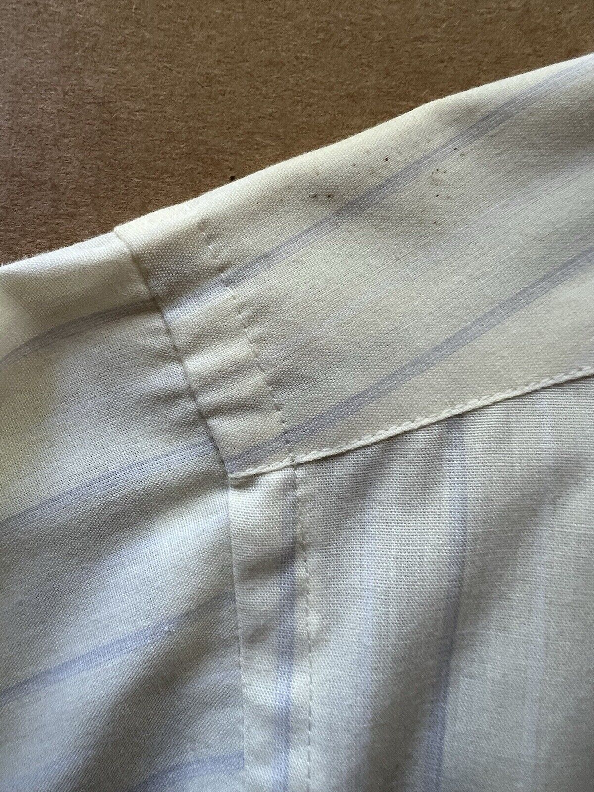 VINTAGE Yves Saint Laurent Shirt Mens 16.5 34 - 35 Solid Button Up Formal YSL - thriftgoblin