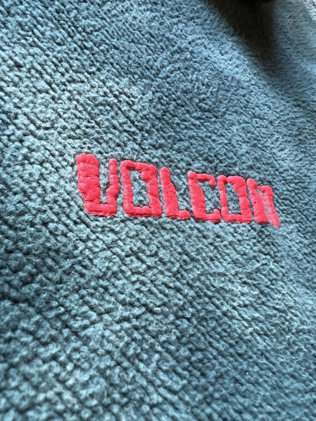 VOLCOM Marbram Mens Pullover Hoodie Mens Size Large Tie Dye Blue - thriftgoblin