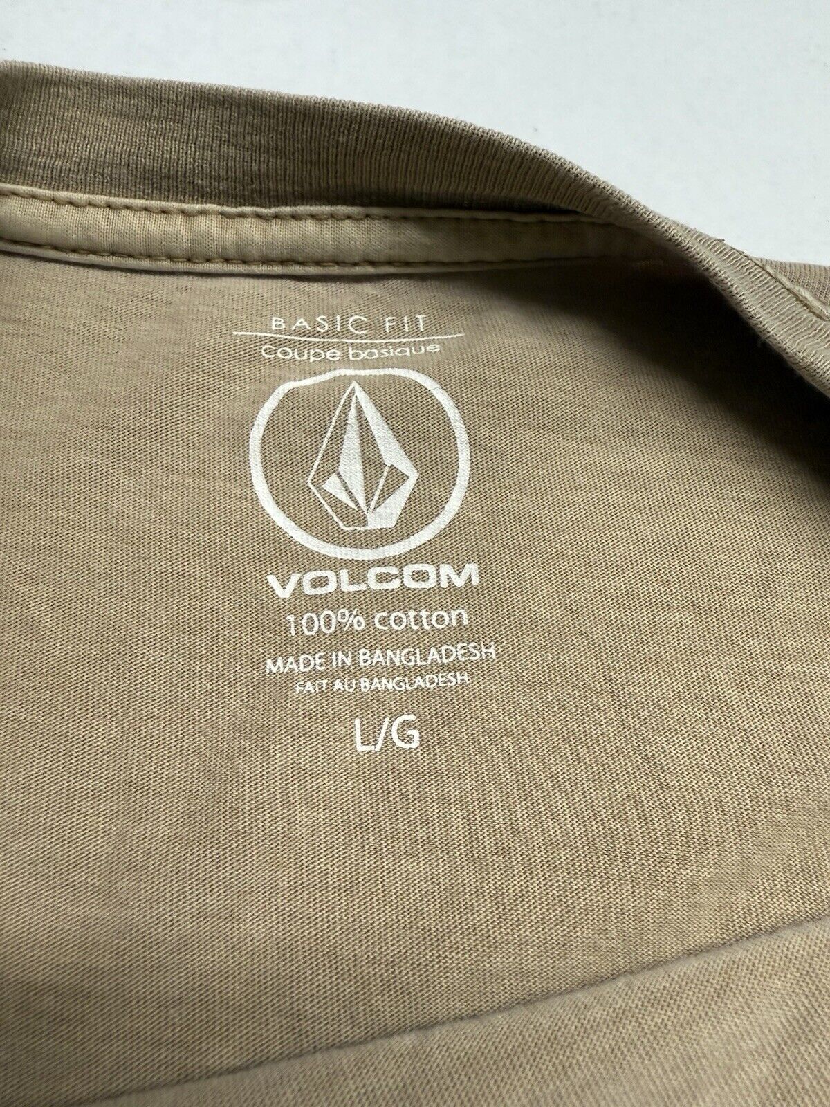 Volcom x Girl Skateboards Deadly Girl Collab Long Sleeve T-Shirt Tee Tan L - thriftgoblin