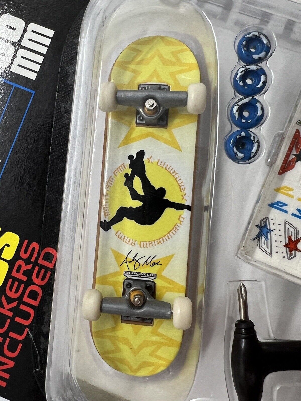 VTG 2001 X - Concepts Tech Deck Fingerboard 96mm BRIGADE GVIII NEW RARE 8046 - thriftgoblin