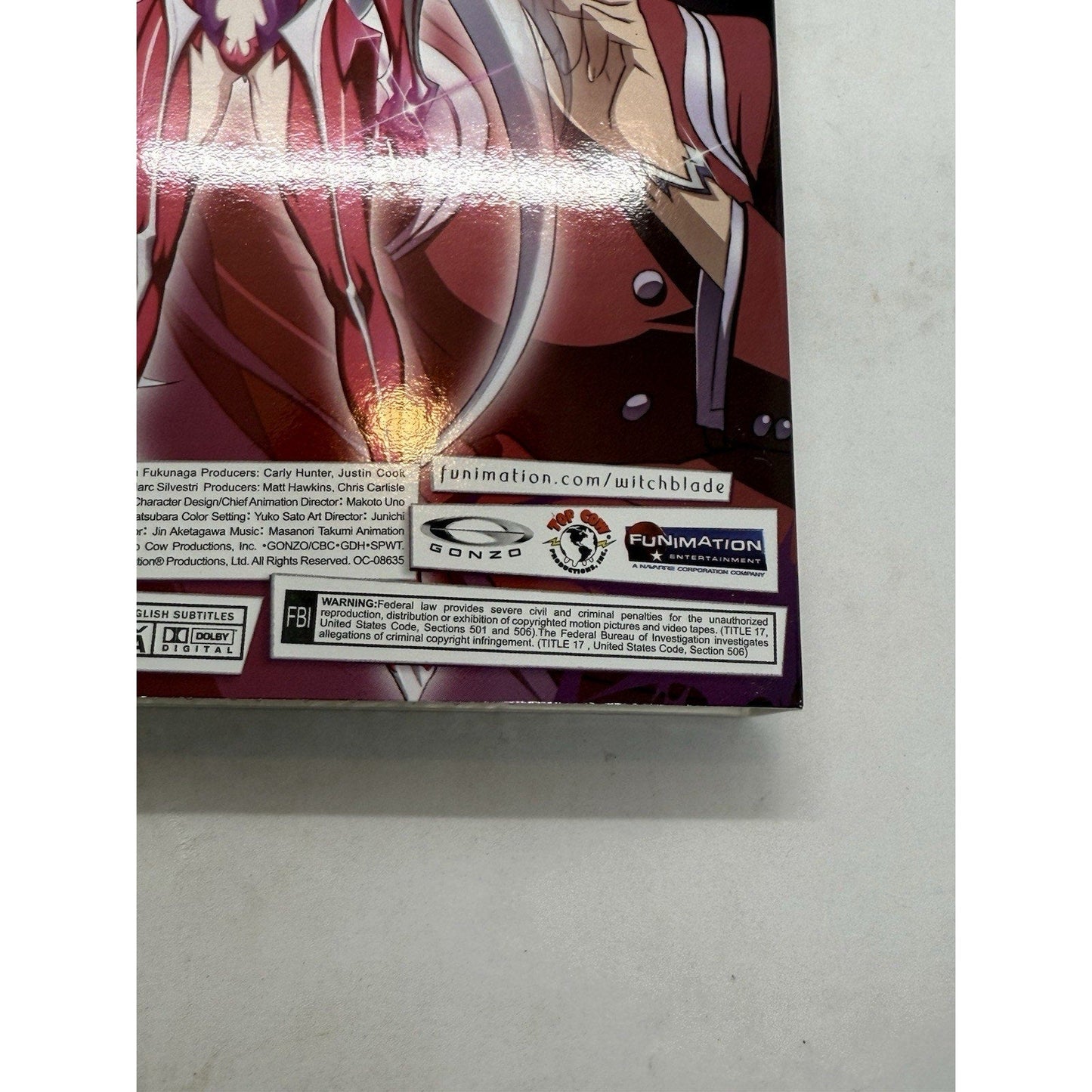 Witchblade Vol. 5 DVD 2006 Anime Series Funimation Top Cow GONZO New Comic Adult - thriftgoblin