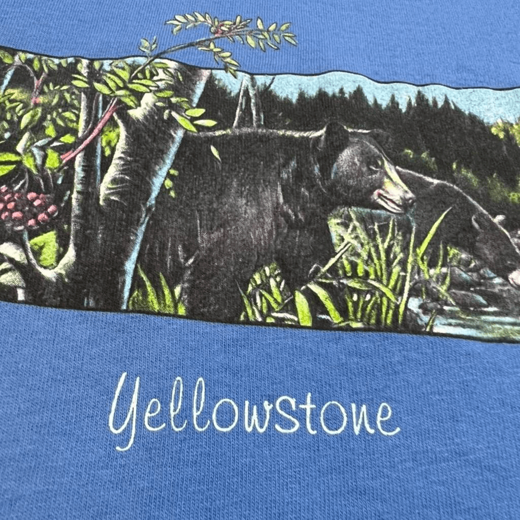 Yellowstone National Park Crewneck T Shirt - thriftgoblin