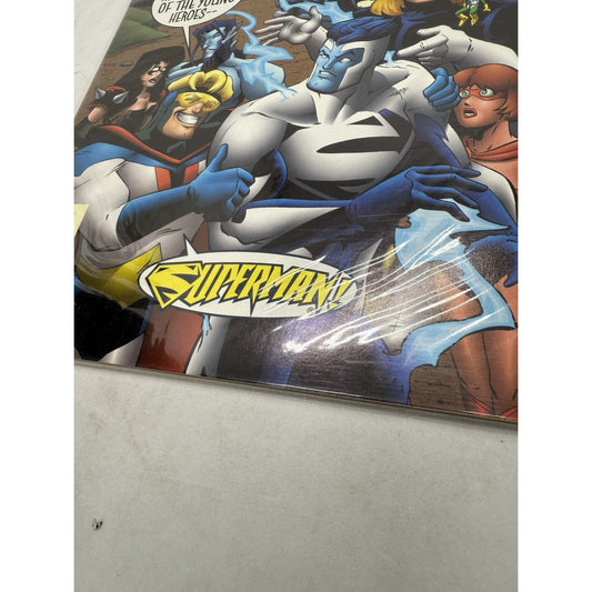 Young Heroes in Love 3 DC 1997 Superman Variant Cover Raspler Madan VG+ Adult - thriftgoblin