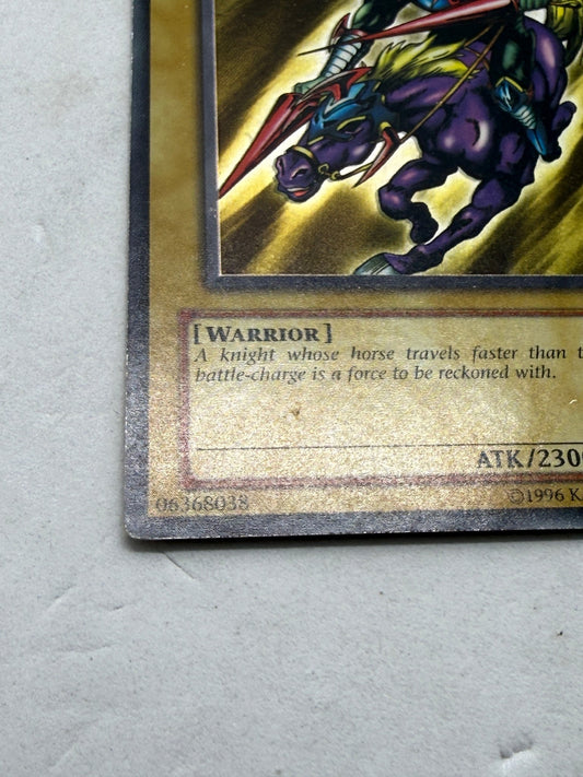 Yu-Gi-Oh Gaia The Fierce Knight LOB-006 Ultra Rare Legend of Blue Eyes - Thrift GoblinTrading Card