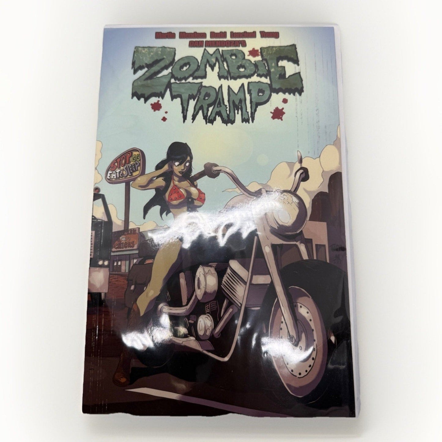 Zombie Tramp 4 Sleazy Rider Dan Mendoza Jason Martin Bad Girl Volume Book Lewd - thriftgoblin