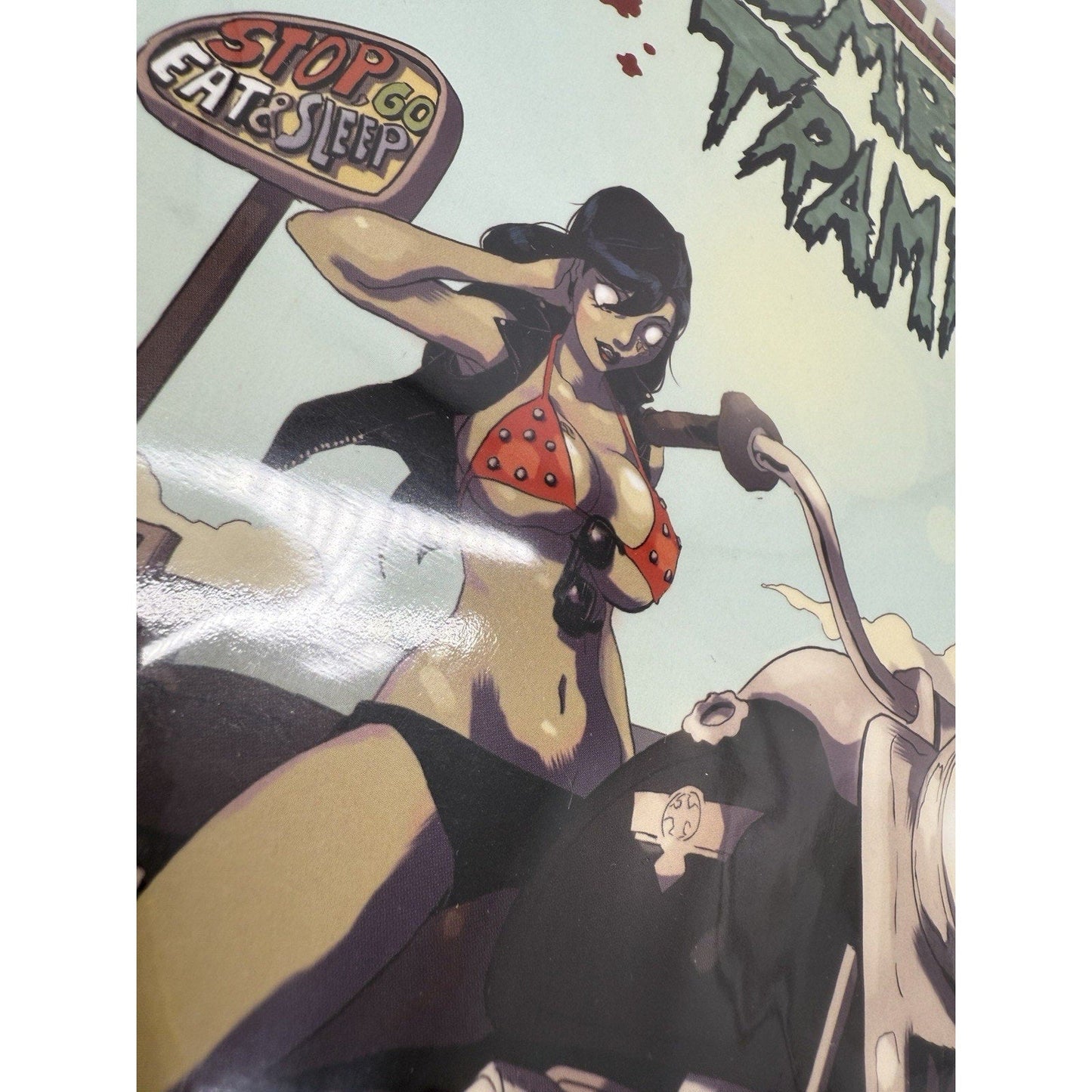 Zombie Tramp 4 Sleazy Rider Dan Mendoza Jason Martin Bad Girl Volume Book Lewd - thriftgoblin