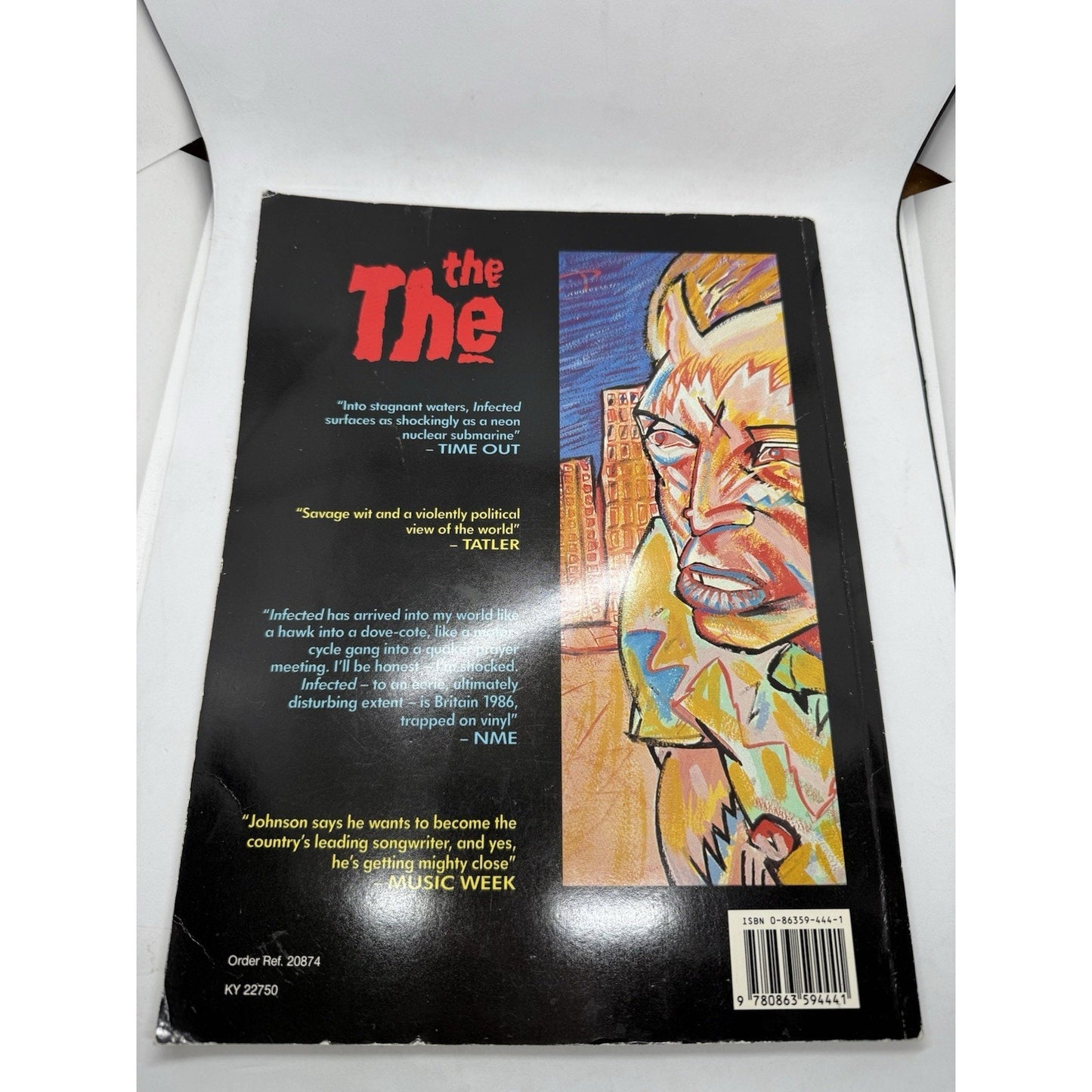 The The Infected 1979–87 Songbook Warner Bros 1987 Art Book Vintage Rare Sheets
