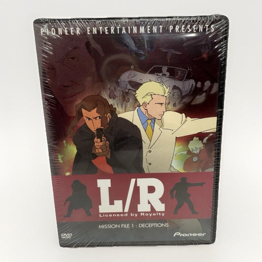 Licensed by Royalty L/R Mission File 1: Deceptions (DVD, 2003) Anime Brand New