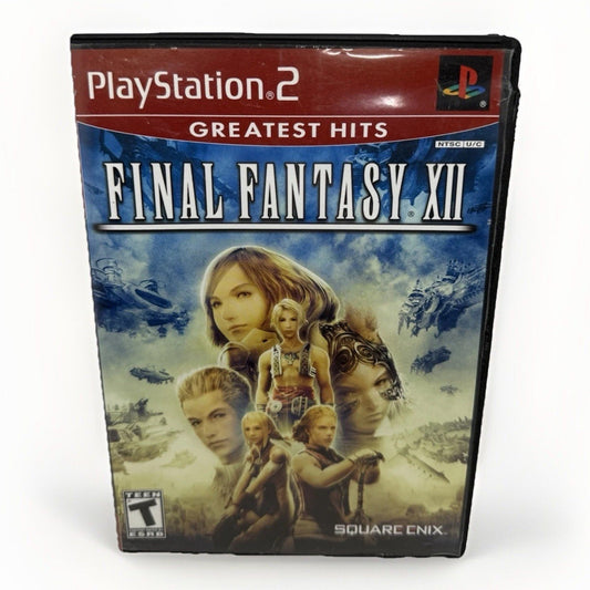 Final Fantasy XII (PlayStation 2, Greatest Hits) Complete CIB - Tested - Works