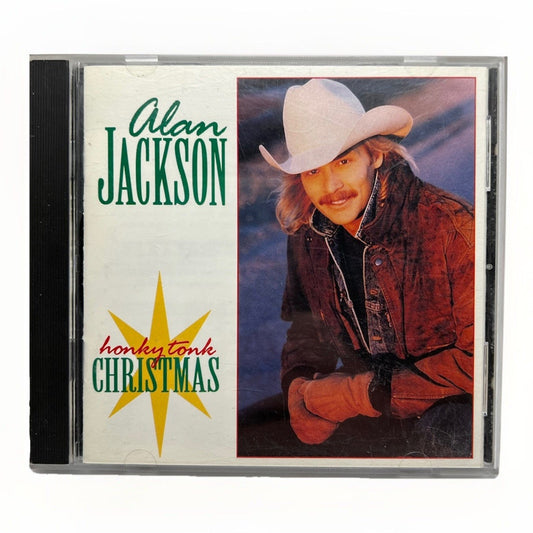 Alan Jackson Honky Tonk Christmas CD 1993 Arista Country Holiday Album Tested