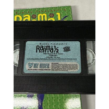 Ranma 1/2 Hard Battle Ukyo Can Cook VHS Viz Vid Rumiko Takahashi Anime Dub 1996