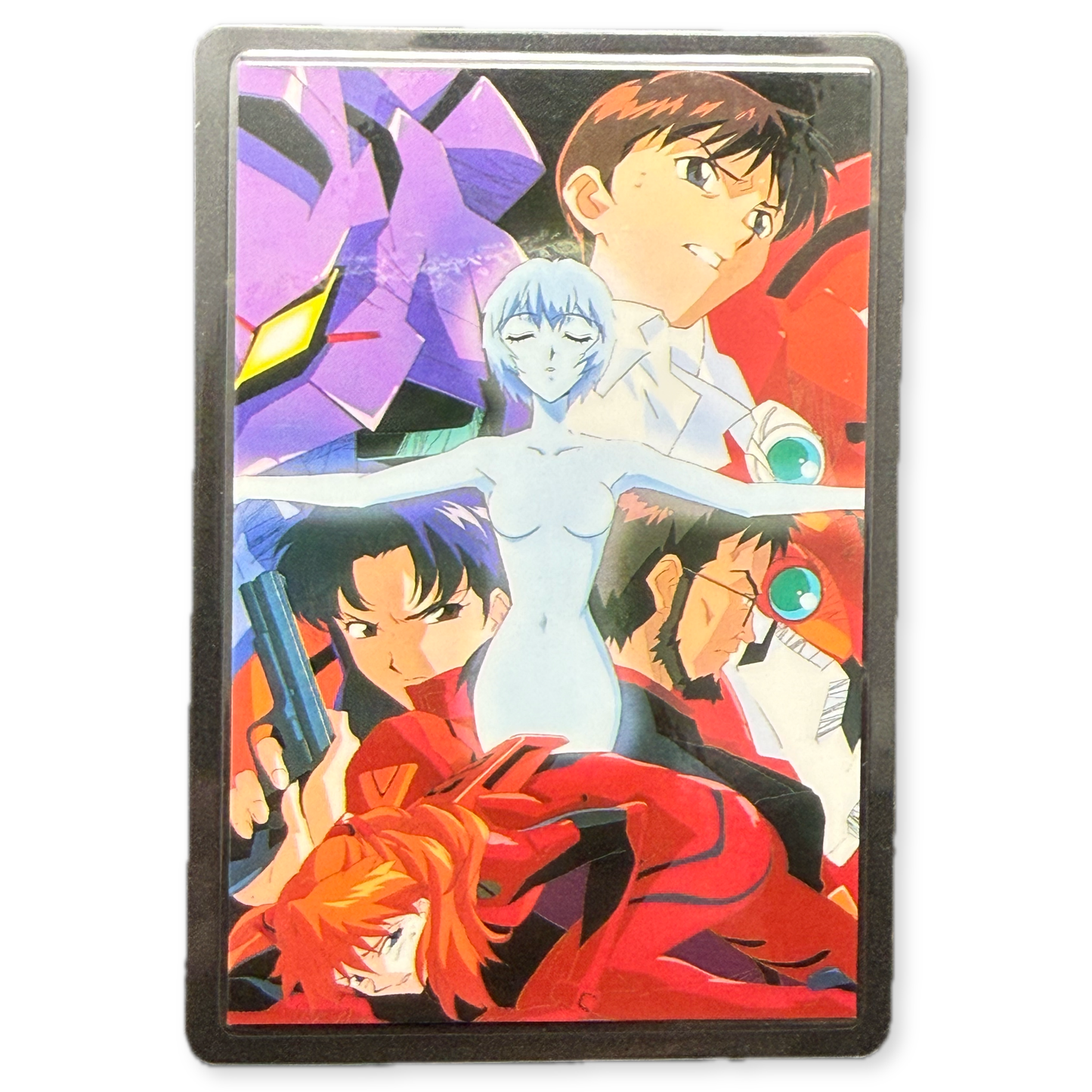 Evangelion Death and Rebirth movic 1997 Laminated Card Rei Misato Asuka Shinji