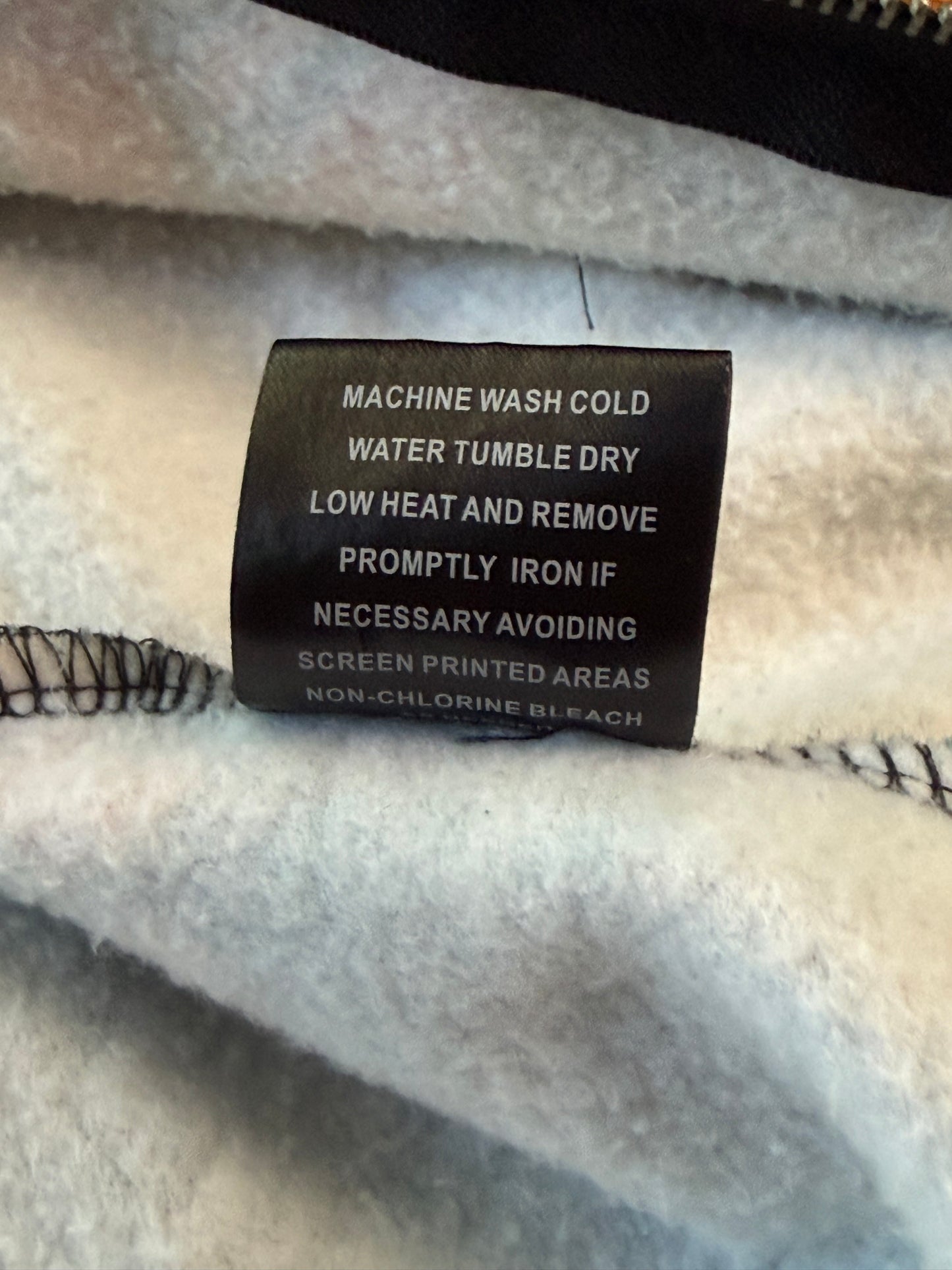 Volcom Big Monster Basic Zip Hoodie All Over Print Sherpa Lined XXL Skate Y2K