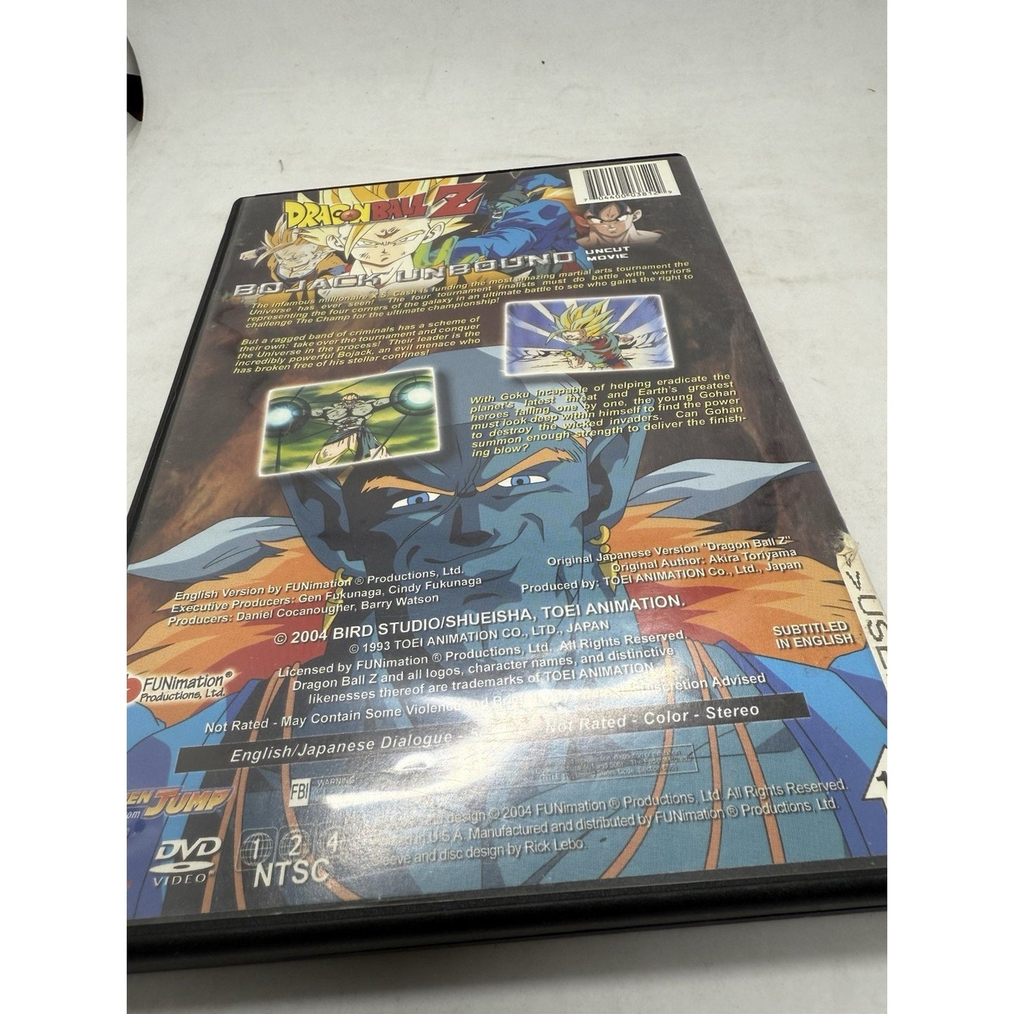 Dragon Ball Z: Bojack Unbound (Uncut) (DVD, 2004) – Used Anime Funimation Goku