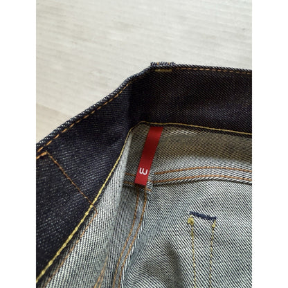 UNIQLO U Men’s Selvedge Denim Jeans 30x30 Raw Indigo Slim Straight Fit S001