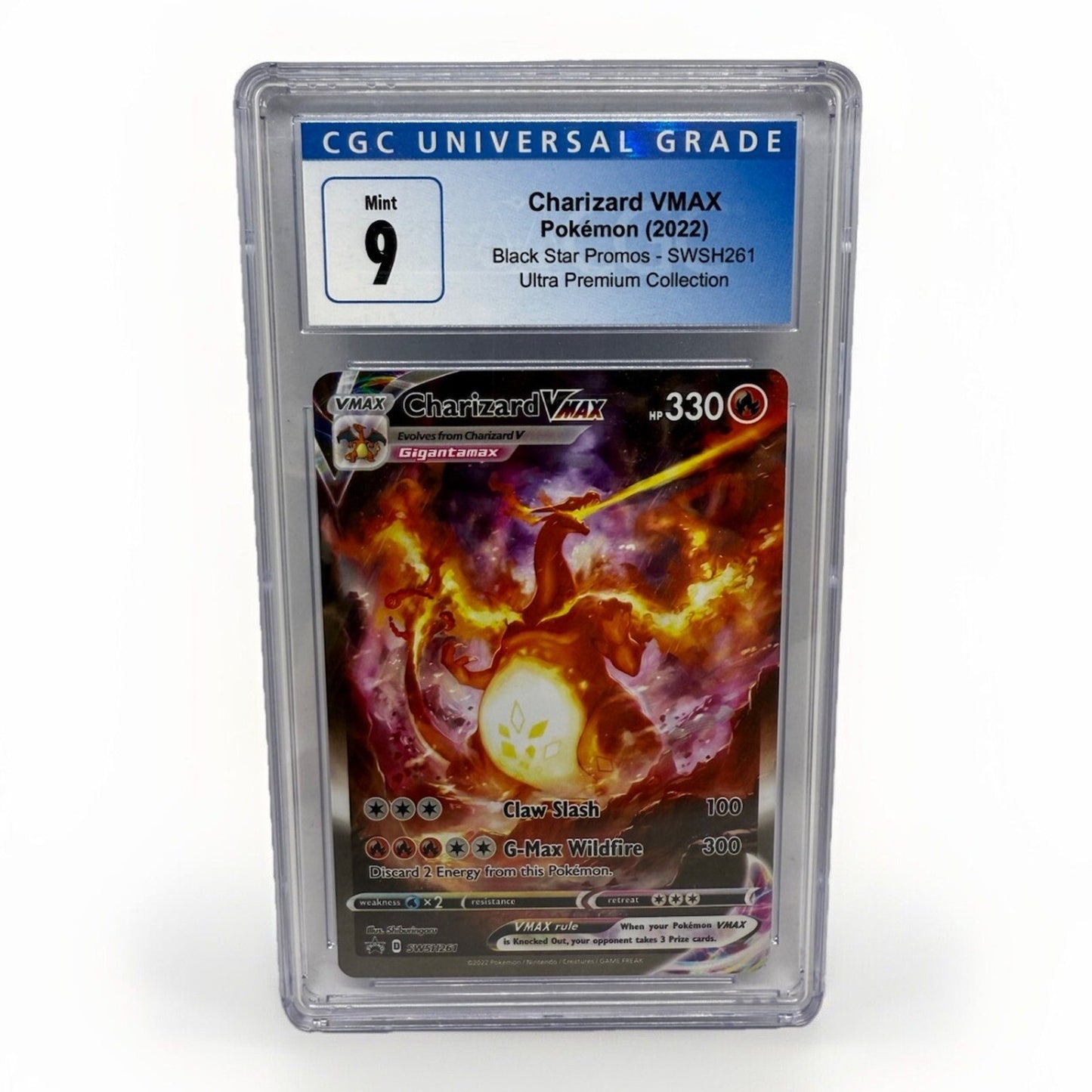 Charizard VMAX CGC 9 Black Star Promos SWSH261 Ultra Premium Pokémon PSA RARE