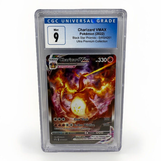 Charizard VMAX CGC 9 Black Star Promos SWSH261 Ultra Premium Pokémon PSA RARE