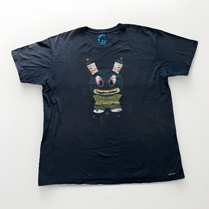Kidrobot Mad Villain XL Blue T Shirt Artist Collab Streetwear Graphic Tee Rare