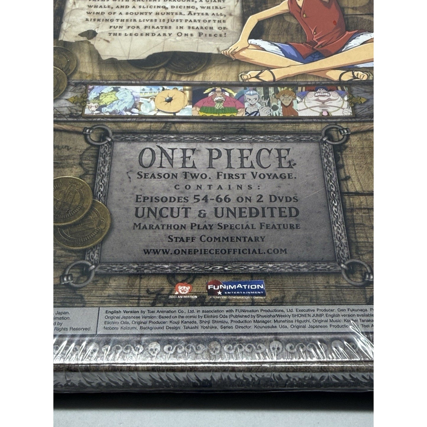 One Piece Season Two First Voyage DVD Episodes 54-66 Uncut FUNimation Sealed