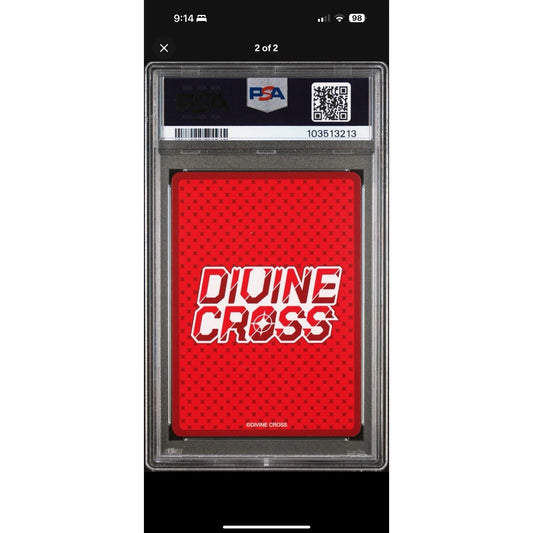 2024 DIVINE CROSS JAPANESE #24 I'M NOT NAKED, SO I'M NOT EMBARRASSED... PSA 9