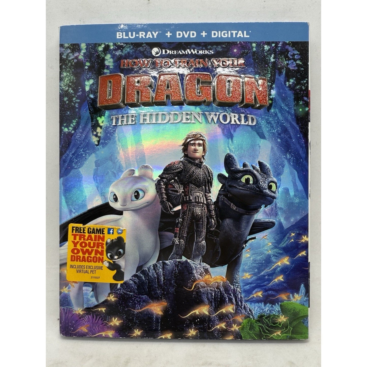 How to Train Your Dragon: The Hidden World (Blu-ray + DVD + Digital, 2019)