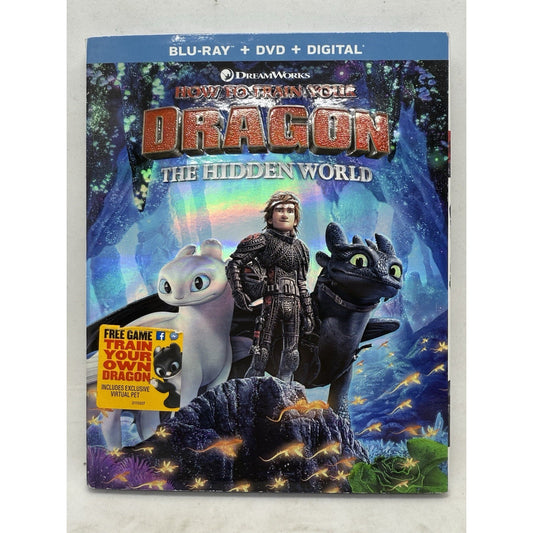 How to Train Your Dragon: The Hidden World (Blu-ray + DVD + Digital, 2019)