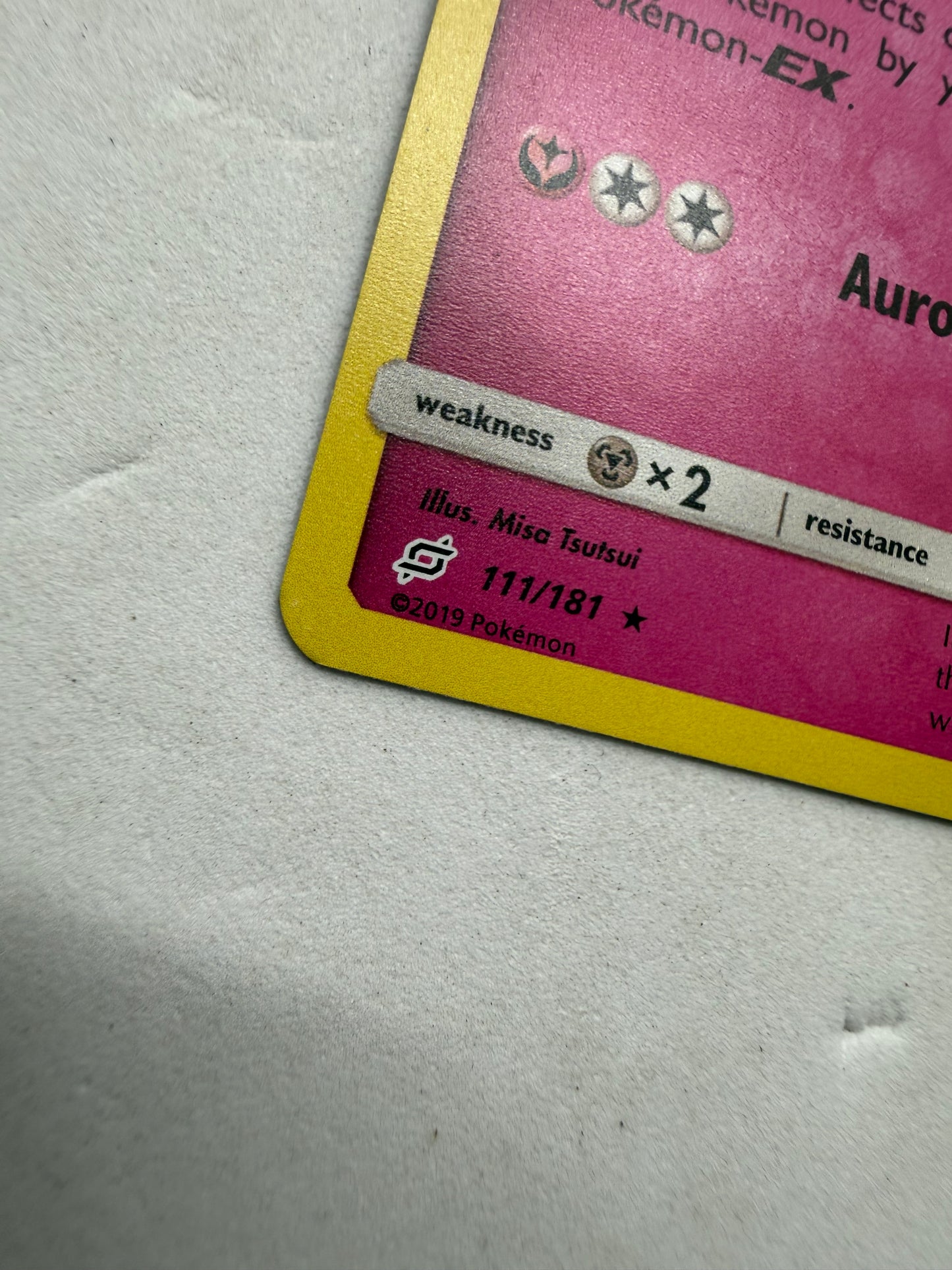 Pokemon Alolan Ninetales 111/181 Sun and Moon Team Up Holo Rare Card
