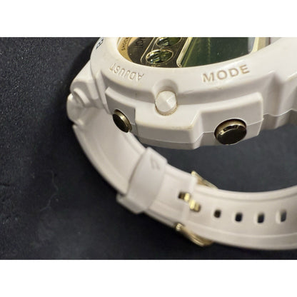 Casio Baby-G x Joyrich BG-6900JR White Leopard Gold Face Digital Watch Rare Cat