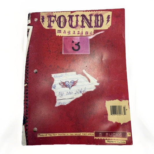 Found Magazine Issue 3 2003 Rare Zine Notes Drawings Letters DIY Ephemera Cult