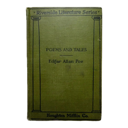 1898 Poems and Tales of Edgar Allan Poe - Riverside Literature Series Antique - thriftgoblin