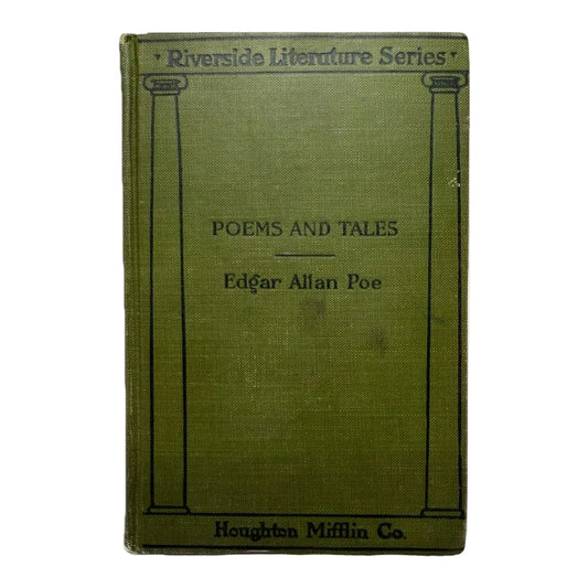 1898 Poems and Tales of Edgar Allan Poe - Riverside Literature Series Antique - thriftgoblin