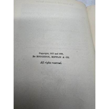 1898 Poems and Tales of Edgar Allan Poe - Riverside Literature Series Antique - thriftgoblin