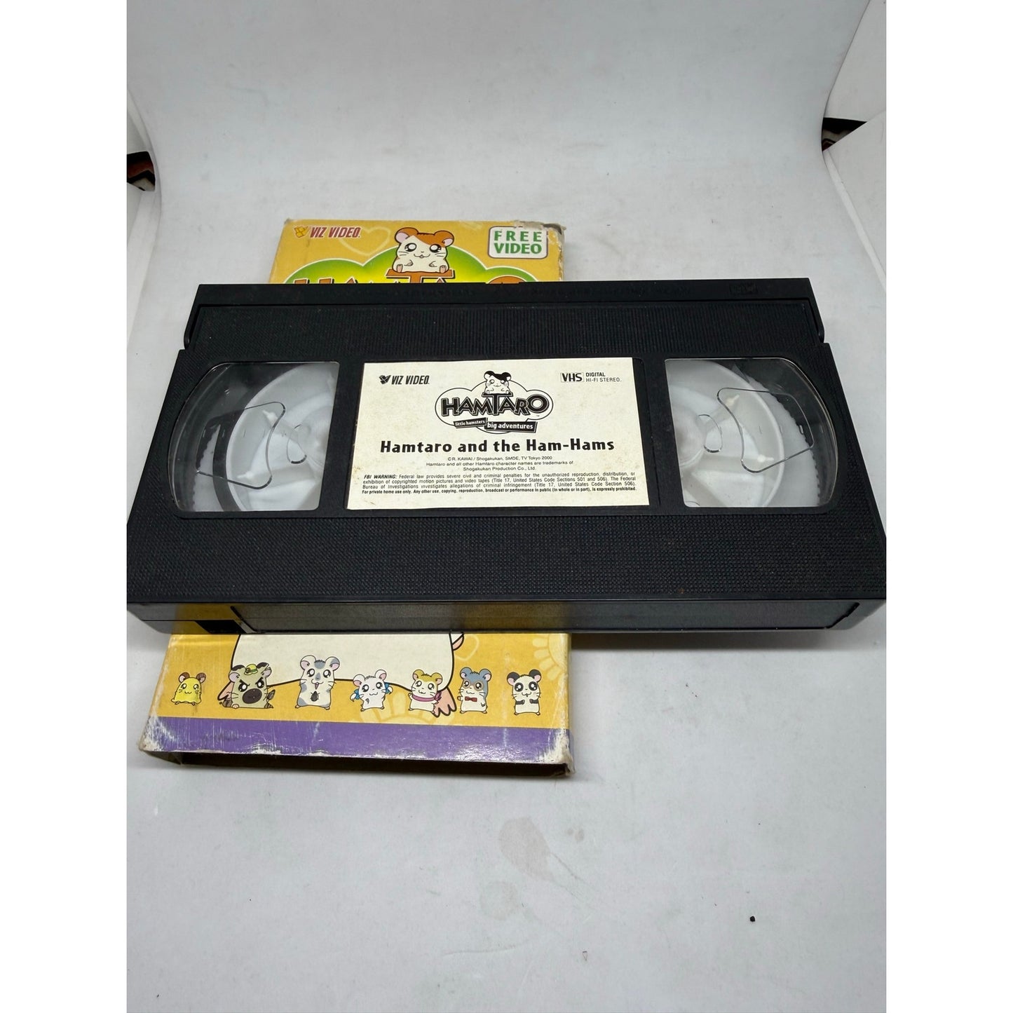 Hamtaro and the Ham-Hams VHS Viz Video Anime Little Hamsters Big Adventures