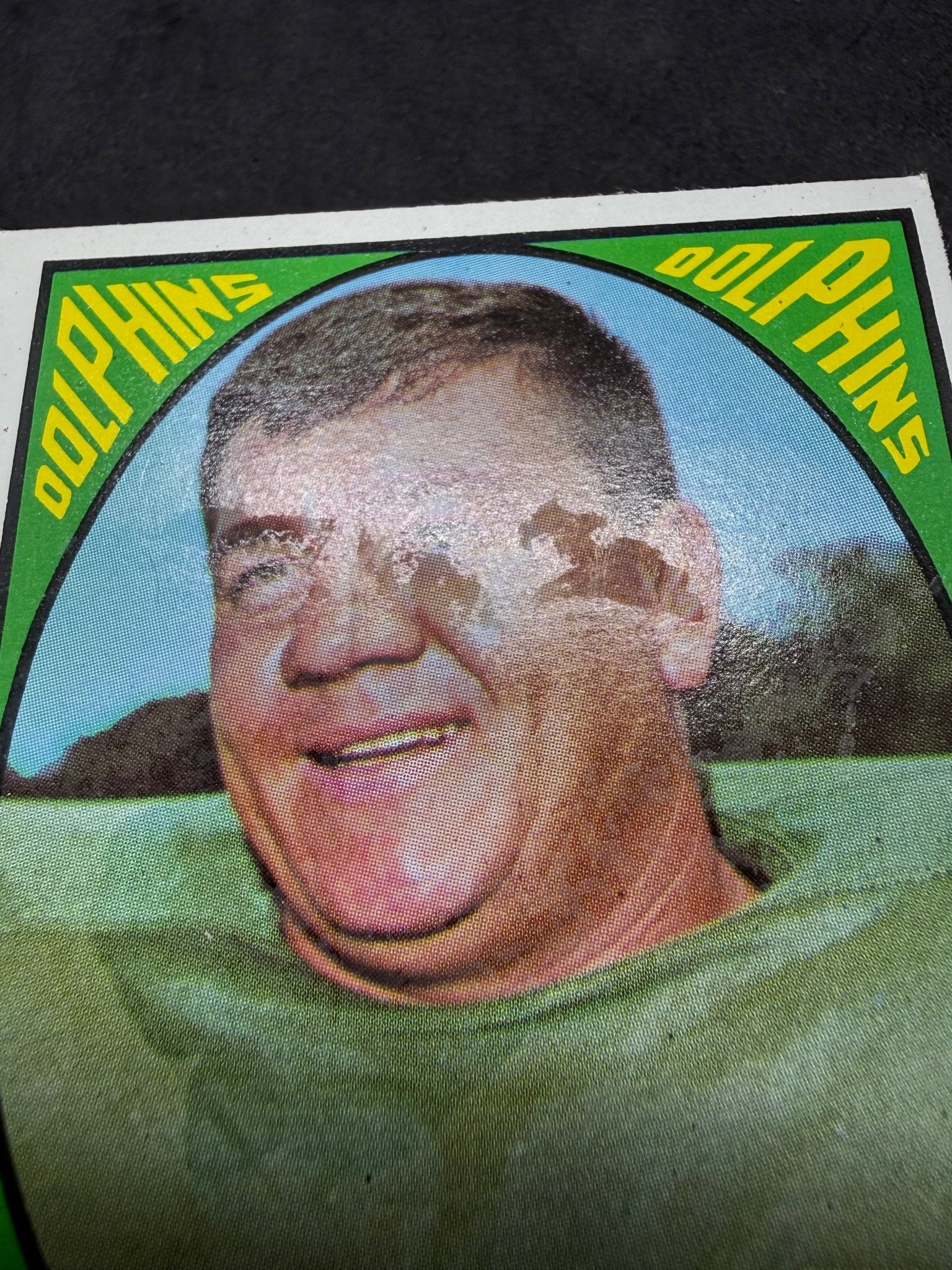1967 Topps Wahoo McDaniel 82 Miami Dolphins Linebacker Vintage Card - thriftgoblinTrading Card