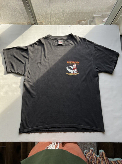1994 Single Stitch. Big Johnson Attitude Wear T-Shirt. Size Matters Adult XL - thriftgoblin