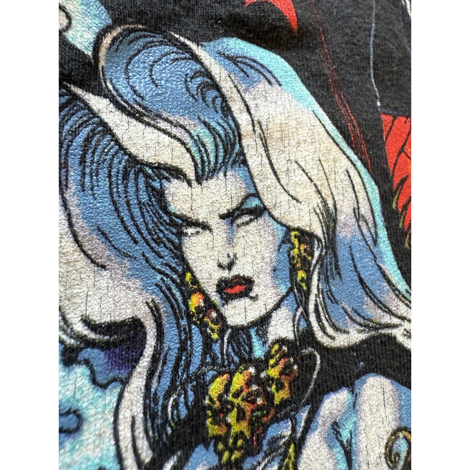 1996 Chaos Comics Halloween Bash XL Shirt Lady Death Evil Ernie Graphitti Tee - thriftgoblin