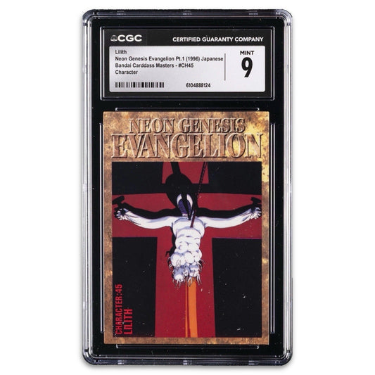 1996 NEON GENESIS EVANGELION PT.1 JPN BANDAI C.M. CHARACTER CH45 LILITH CGC 9 - thriftgoblin