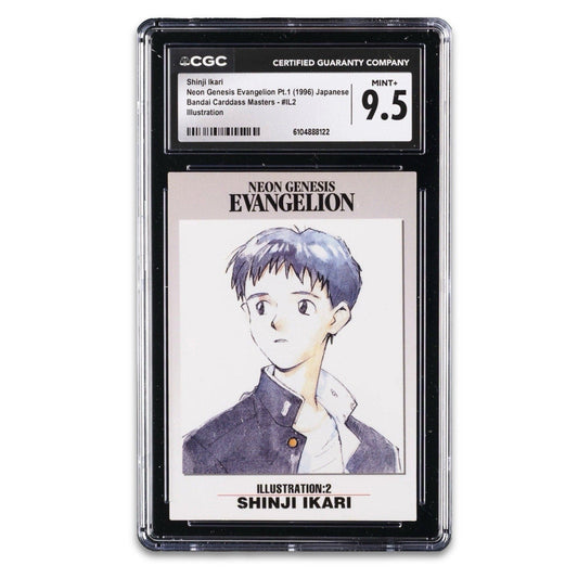 1996 NEON GENESIS EVANGELION PT.1 JPN BANDAI C.M. IL2 SHINJI IKARI CGC 9.5 - thriftgoblin
