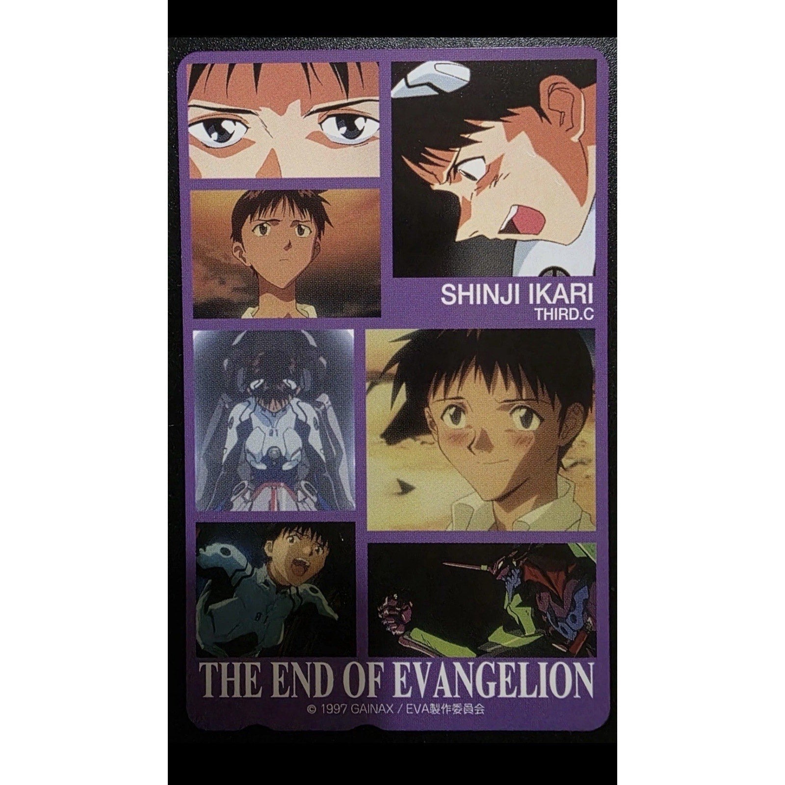 1997 End of Evangelion Shinji Ikari Third Child Japanese NTT Phone Card Teleca - thriftgoblin