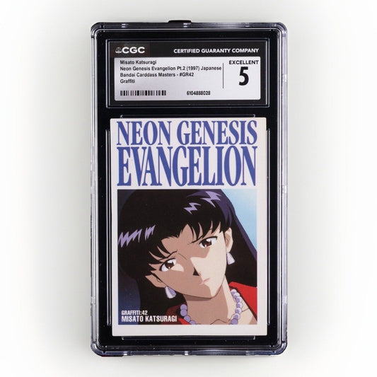 1997 NEON GENESIS EVANGELION PT.2 JPN BANDAI C.M. GR42 MISATO KATSURAGI CGC 5 - thriftgoblin