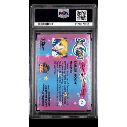 1997 Sailor Moon Prismatic Malachite 69 PSA 8 japan retro anime - thriftgoblin