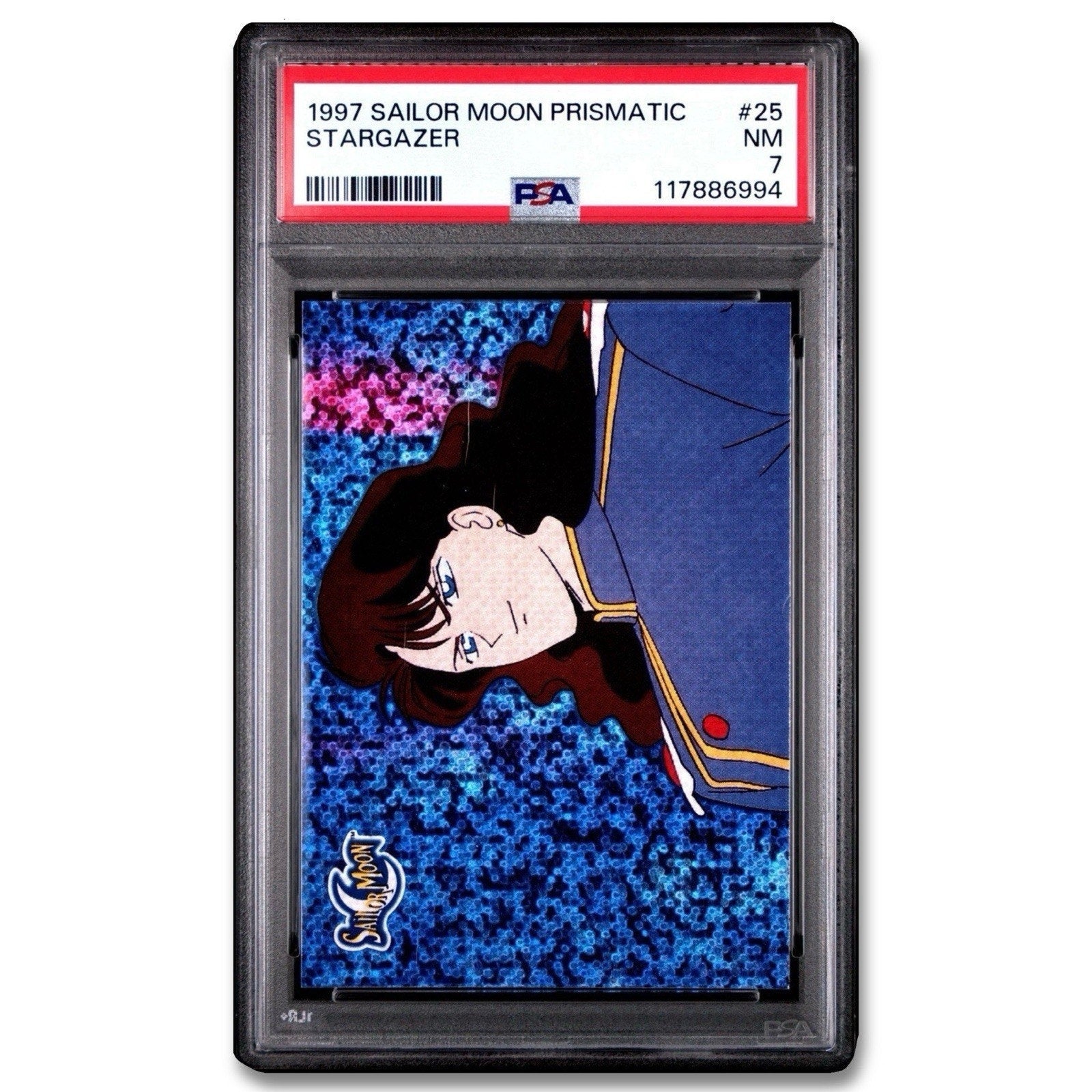 1997 Sailor Moon Prismatic Stargazer 25 PSA 7 card japan anime retro - thriftgoblin