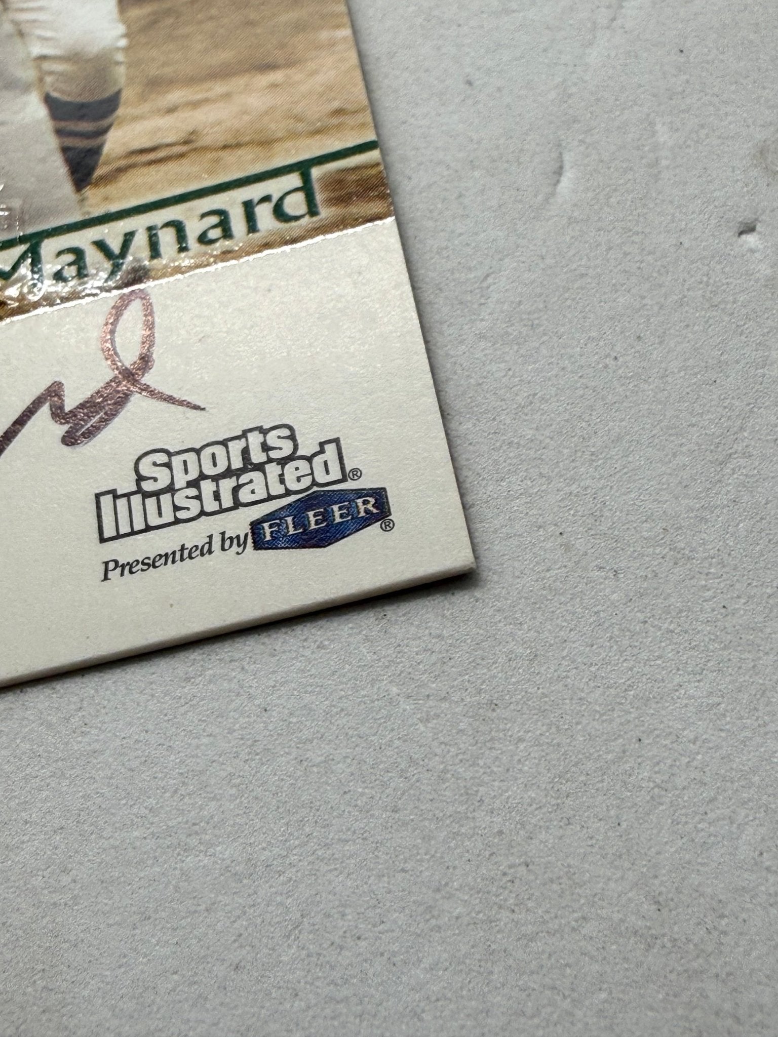 1999 Sports Illustrated Greats of the Game Don Maynard Autograph Jets Fleer - thriftgoblinTrading Card