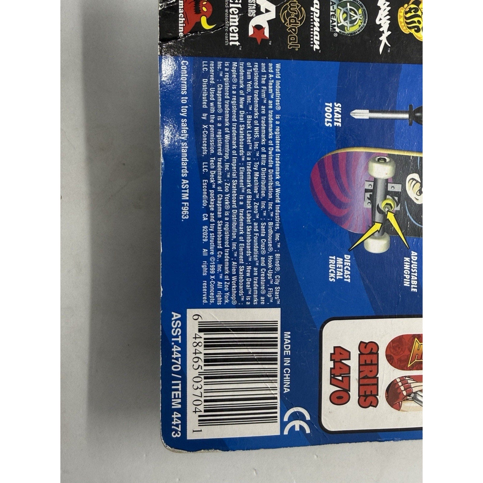 1999 Tech Deck Rare Generation 4 Real Hook - Ups Graphics New In Box - thriftgoblin