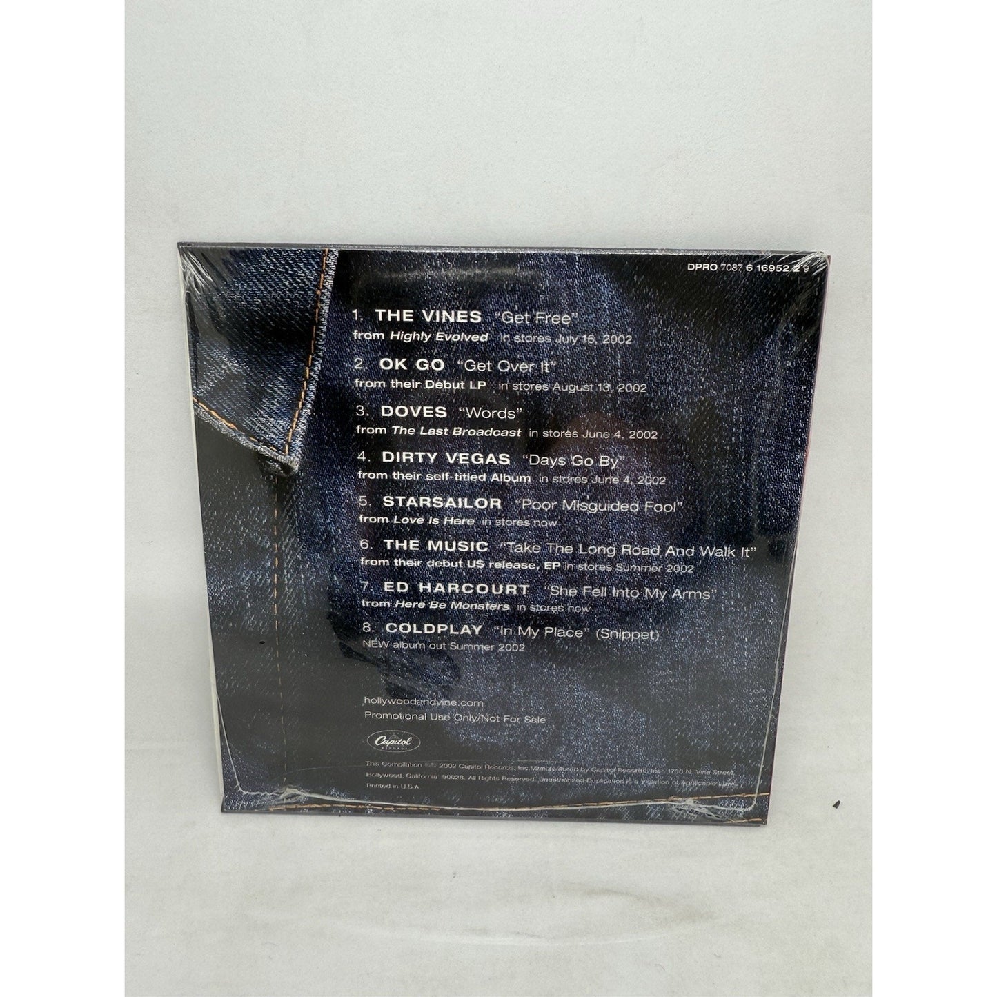 2002 Capitol Records Promo CD - Coldplay, The Vines, OK Go + More - Not For Sale