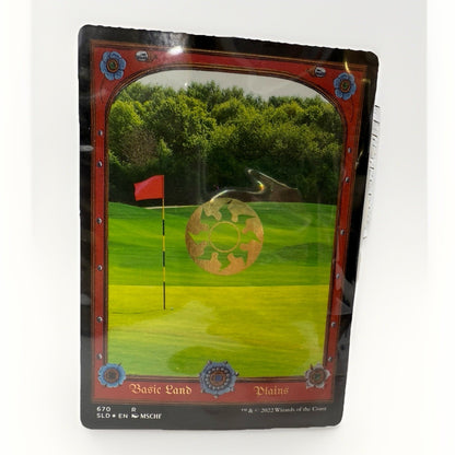 Plains Battlefield Forge (MSCHF X) Secret Lair Magic MTG Land CARD 1x (670)